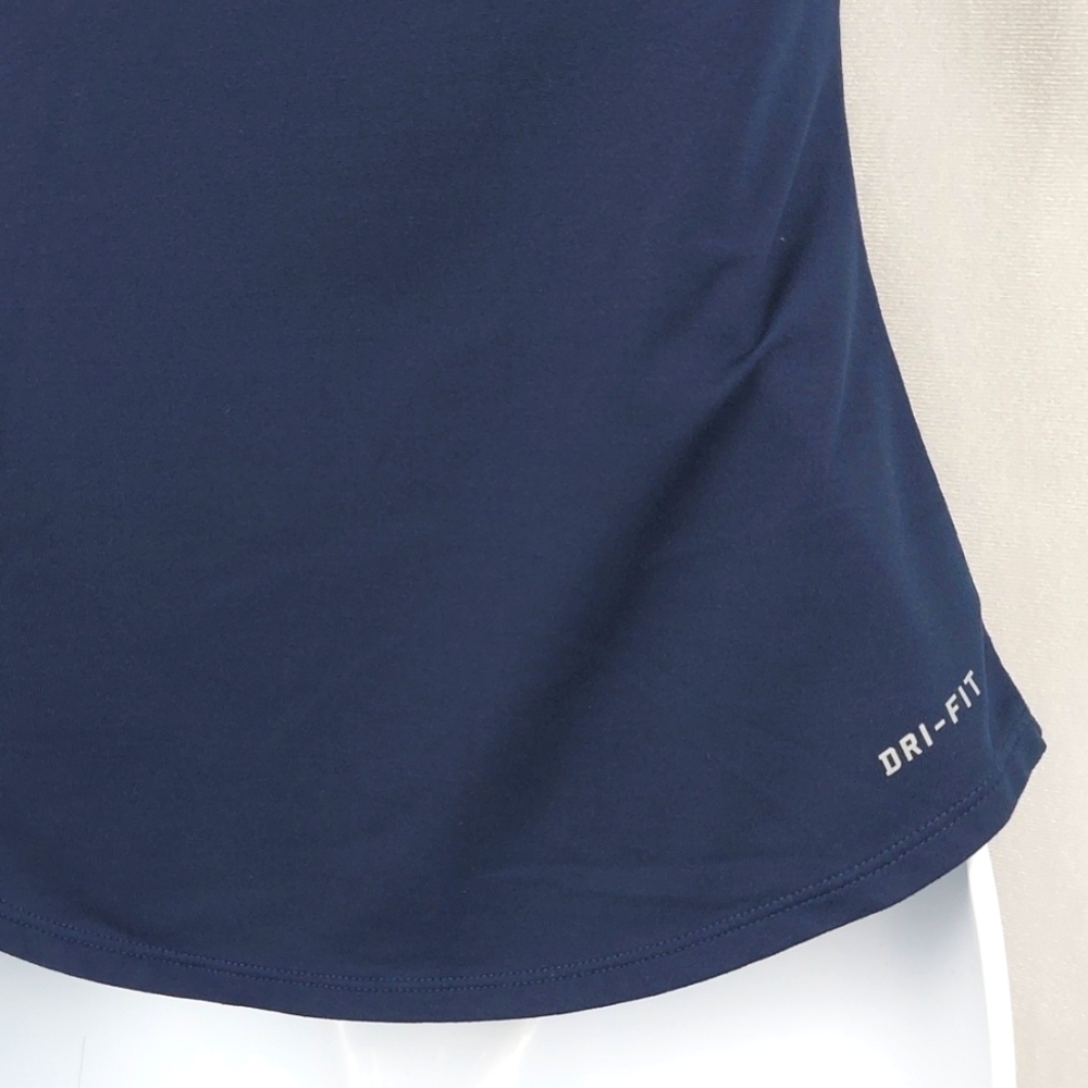 Women’s Nike Dry-Fit V-Neck Athletic Top - navy - XS - Picture 5 of 7